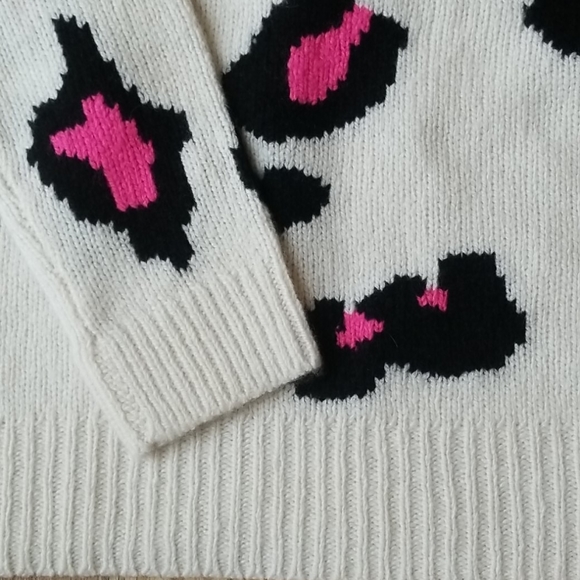 AUTUMN Cashmere cheetah print sweater - Picture 2 of 3